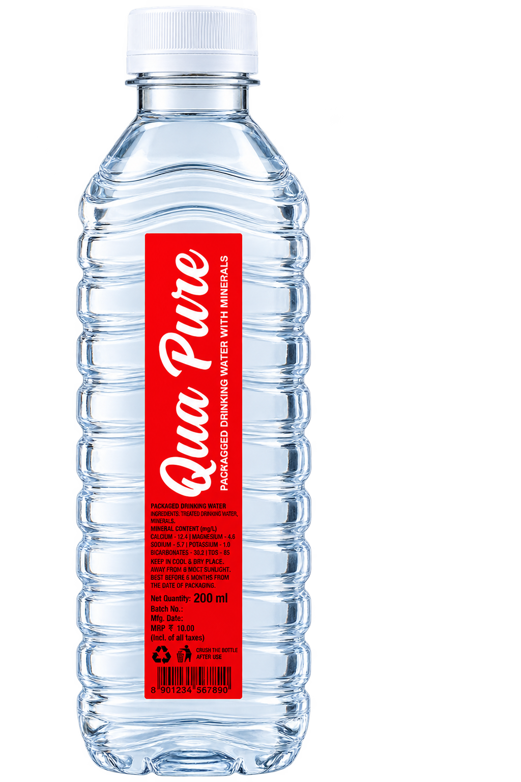 200ml Water Bottle